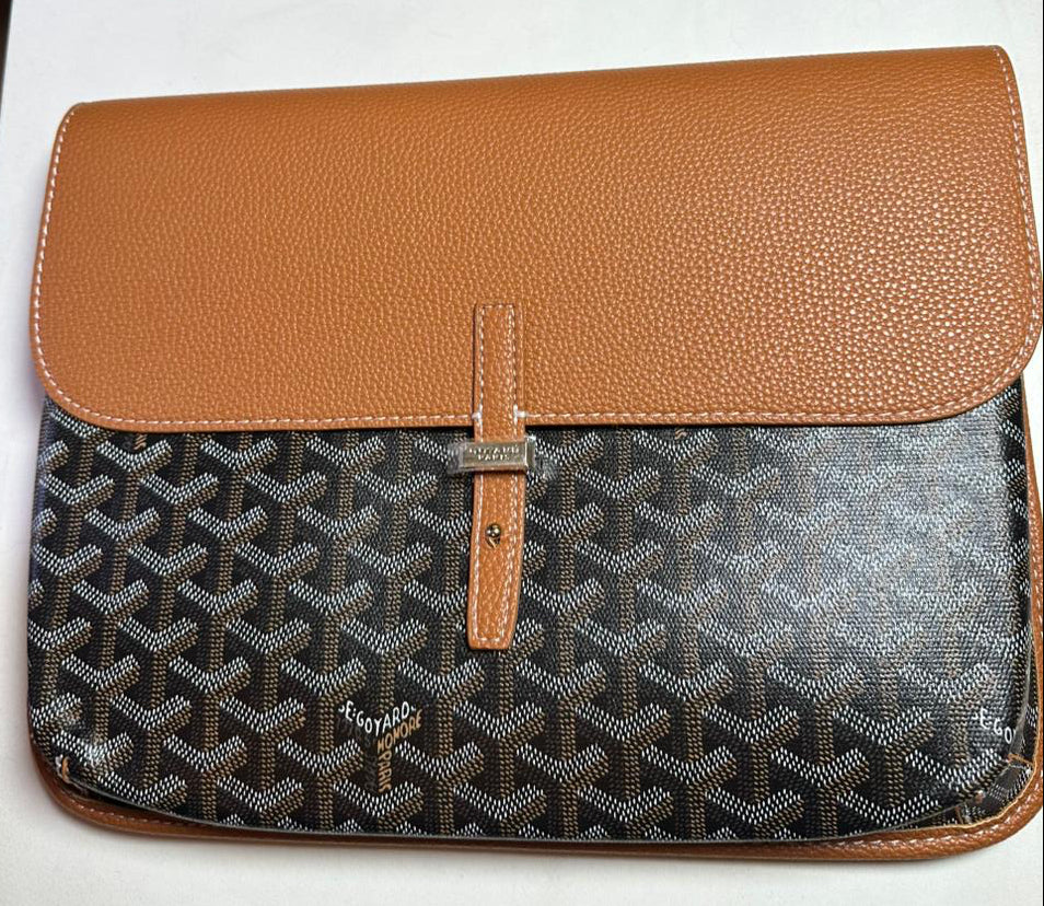 MALETÍN PORTA NOTEBOOK GOYARD CAMEL